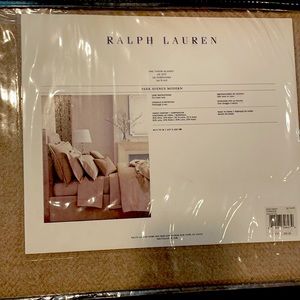 Ralph Lauren throw blanket